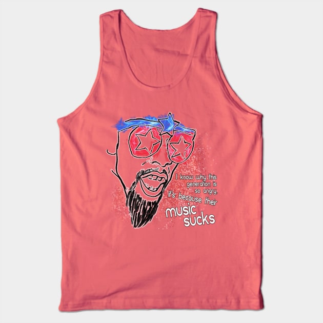 Angry Generation Tank Top by djmrice